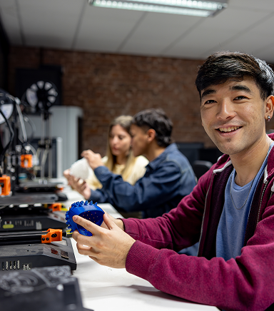 Access to internships with leading companies